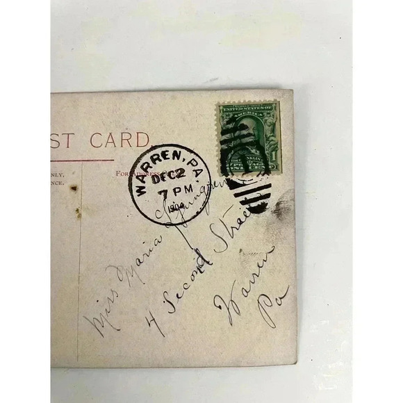 1904 Postcard PASSIVE RESISTANCE Humor Antique Aquarette Raphael Tuck & Sons - Picture 3 of 4